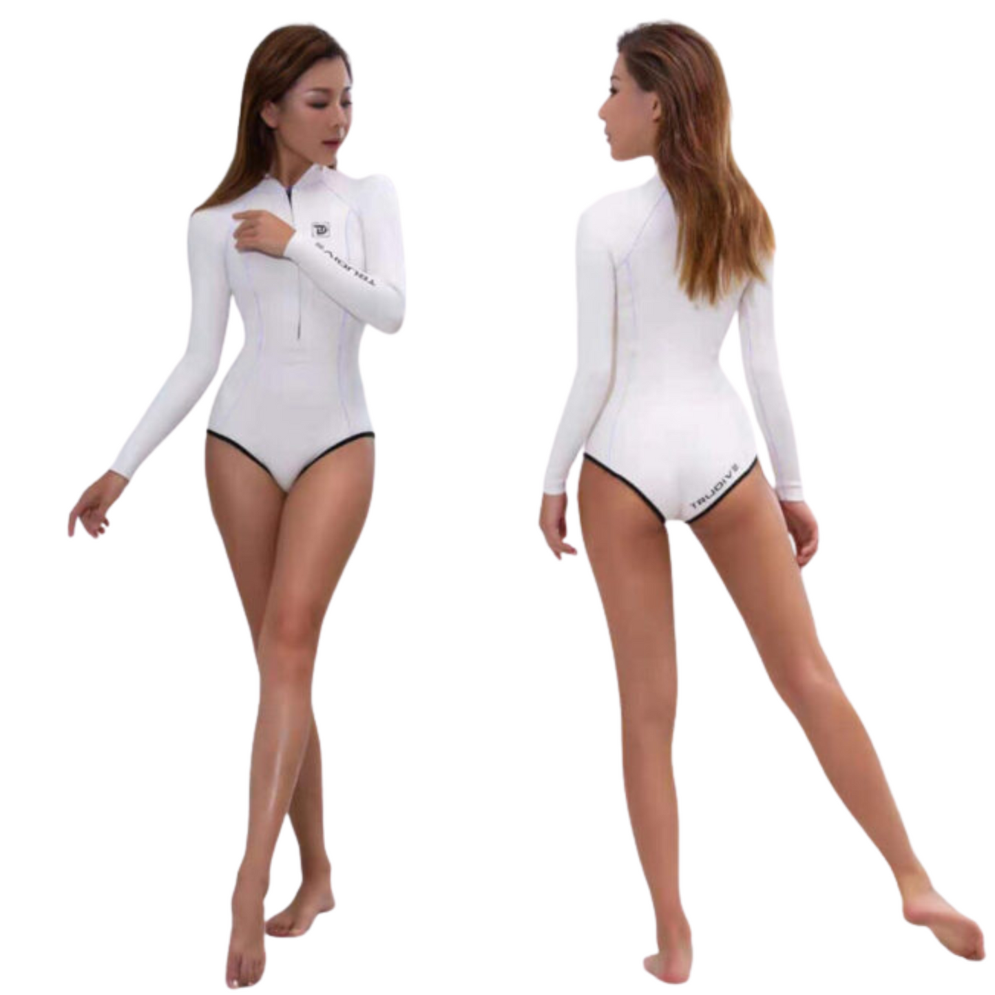 防寒衣【Siren 海妖系列】拉鍊半身布面款