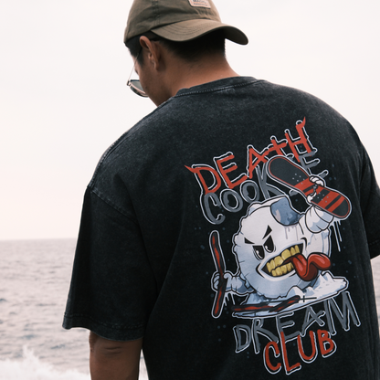 夢行 滑雪水洗T