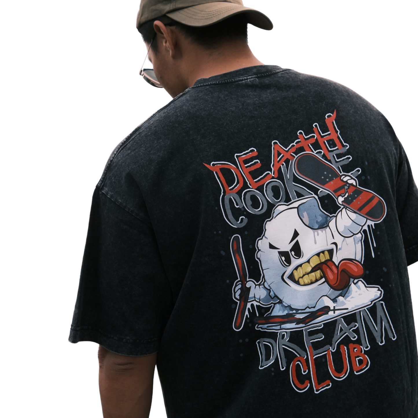 夢行 滑雪水洗T