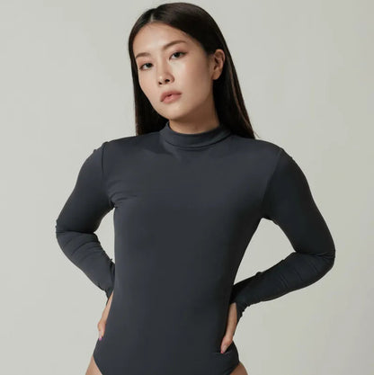 Leopard 連身露背防曬衣