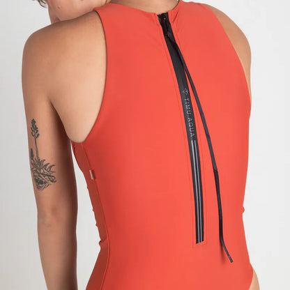 法式個性 削肩連身款