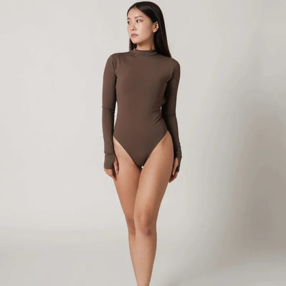 Leopard 連身露背防曬衣