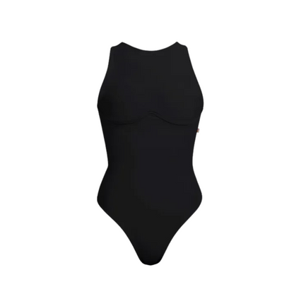 法式個性 削肩連身款