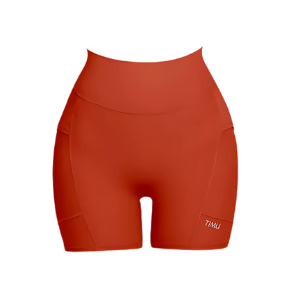 Xtra Life™ 水陸運動 高腰機能四分褲(橘)