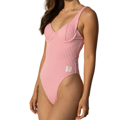 加州甜心復古連身